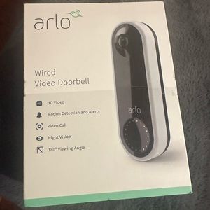 Arlo wired video doorbell